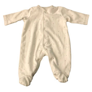 Little Me Star Snap up Footie PJs